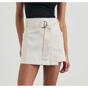 Women's Rails Deanna Skirt in Vintage Ecru Contrast Stitch in XS